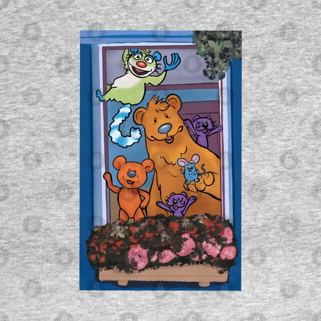 Bear in the Big Blue House by AmyNewBlue